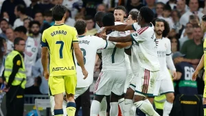 Real Madrid’de Vinicius Junior’a şok! Golü iptal edildi, kırmızı kart gördü