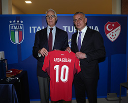 TFF Başkanı Hacıosmanoğlu, FIGC Başkanı Giovanni Malagò ile Bir Araya Geldi